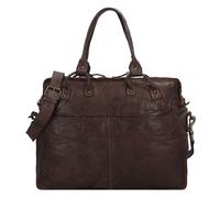 Harold's Submarine Attaché-case Cuir véritable 40 cm Compartiment ordinateur brun