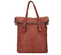 Harold's Submarine City sac à dos en cuir 34 cm brun