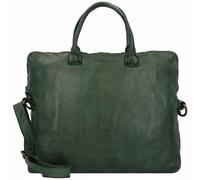 Harold's Submarine Sac à main en cuir 38 cm pour ordinateur portable grün (SU43-21)