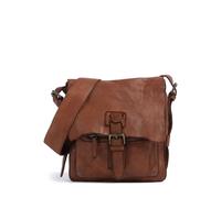 Harold's Submarine Sac bandoulière marron, cuir grainé, homme