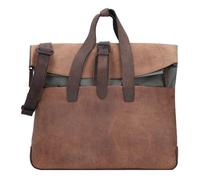 Harold's Twister Attaché-case Cuir véritable 40 cm Compartiment ordinateur brun