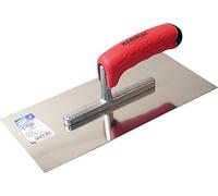 Haromac 125132807 Platoir avec Poignée Souple, Argent/Rouge, 130 x 280 mm