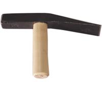 Haromac 30175150 Marteau de paveur en acier forgé avec manche en bois dur, modèle Allemagne du Nord, 1500 g