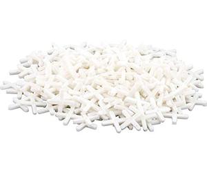Haromac 332163822950 Croisillon de Carreleur, Blanc, 5,0 mm, Set de 250 Pièces
