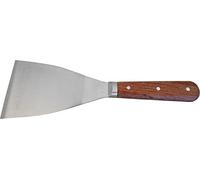 Haromac abbrenn Couteau à enduire 75 mm, acier inoxydable, avec manche en bois de rose, continu avec allonge les feuilles, 10046075sb