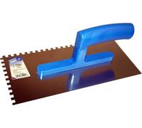 Haromac CP781240 Truelle crantée avec manche plastique léger, 4 x 4 mm, 280 mm, acier inoxydable, 105183046