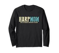 Harp Mom Glacière Fun Mommy Vintage Fête des Mères Manche Longue