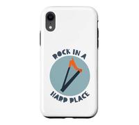 Harp Player Pun Rock in a Harp Place Harpiste Coque pour iPhone XR
