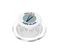 Harp Player Pun Rock in a Harp Place Harpiste PopSockets PopGrip pour MagSafe