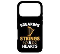 Harpe Breaking Strings and Hearts Coque pour iPhone 17 Pro