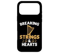 Harpe Breaking Strings and Hearts Coque pour iPhone 17 Pro Max