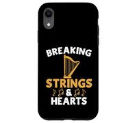 Harpe Breaking Strings and Hearts Coque pour iPhone XR