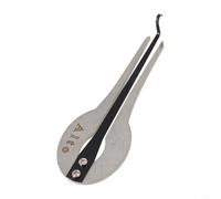 Harpe de juif en acier inoxydable plaqué chrome - Instrument traditionnel russe pour débutants - Éducation de la musique folklorique - Design portable (taille moyenne)