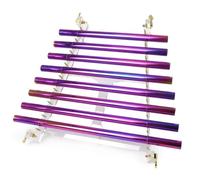Harpe En Cristal, 8 Notes Do5 Ré5 Mi5 Fa5 Sol5 La5 Si5 Do6, Instrument De Musique Idéal For La Guérison, Avec Valise En Aluminium, For La Sonothérapie Et La Méditation.(440hz)