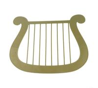 Harpe en Plastique Dorée 10.8 Pouces pour décor Ange Harpe en