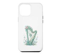 Harpe Fleurie Vintage Musique Classique Coque pour iPhone 12 Pro Max