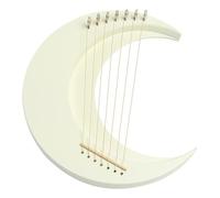 Harpe lyre lune, harpe lyre en bois, instrument de piano lyre, instrument de harpe croissant, lyre à sept cordes, lyre harpe piano, harpe accordage, harpe lyre de concert, harpe lyre musicale