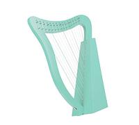 harpe lyre, Lyre à 15 cordes en bois massif, instrument de musique portable avec clé d'accordage