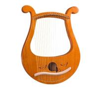 Harpe Lyre, Violon Grec 19 Cordes, Motifs Uniques Lyre 19 Cordes, Symboles PhonéTiques SculptéS, pour les Amateurs de Musique