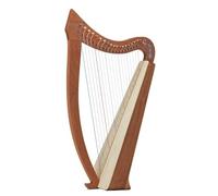 Harpe portable en bois de paulownia - Design à blocs de couleurs, 8 cordes/15 cordes/19 cordes for adulte professionnel débutant, avec sac de transport et accordeur(19 Strings A)