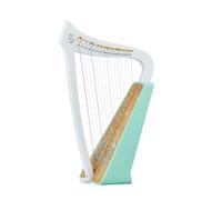 Harpe portable en bois de paulownia - Design à blocs de couleurs, 8 cordes/15 cordes/19 cordes for adulte professionnel débutant, avec sac de transport et accordeur(15 Strings A)