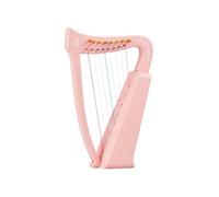 Harpe portable en bois de paulownia - Design à blocs de couleurs, 8 cordes/15 cordes/19 cordes for adulte professionnel débutant, avec sac de transport et accordeur(8 Strings A)