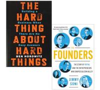 Harper Business/Atlantic Books ltd The Hard Thing About Hard Things [Couverture rigide de Ben Horowitz et les fondateurs de Jimmy Soni, ensemble de 2 livres