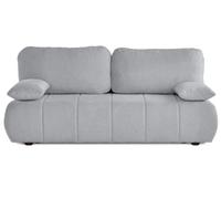Harper - canapé 3 places convertible avec coffre en tissu texturé - Gris