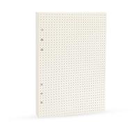 Harphia Recharge de carnet à feuilles volantes A5 A6 à spirales, pages intérieures en papier agenda, hebdomadaire, mensuel, grille à points (Dot Mattrix, A5-21 x 14,2 cm)