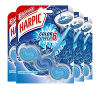 Harpic Bloc Cuvette Active Fresh Eau Bleue, Lot de 4