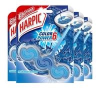 Harpic Bloc Cuvette Active Fresh Eau Bleue, Lot de 4