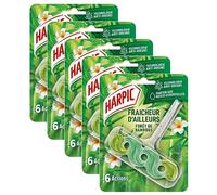 HARPIC Bloc cuvette Fraicheur D'ailleurs Forêt de Bambous - Lot de 2 x 1 bloc