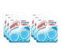 HARPIC Bloc Nettoyant WC Galet Hygiène Marine - Lot de 6 x 2 blocs