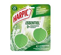 Harpic Bloc WC - Nettoyant WC Écologique Galet Détartrant - Parfum Eucalyptus - lot de 2