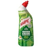 Harpic Gel WC Fraîcheur d'Ailleurs Parfum Forêt de Bambous Anti-odeurs - Lot de 2 x 750 ml