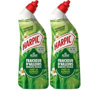 Harpic Gel Fraicheur d'ailleurs Fôret de Bambous 750 ml (Lot de 2)