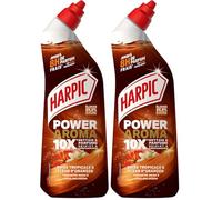 Harpic Gel Power Aroma Brise tropicale & Fleurs d’Oranger (Lot de 2)