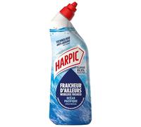HARPIC - Gel WC Fraîcheur Intense Océan Pacifique, Nettoyage Efficace et Parfum Marin (750 mL) - Le lot de 4