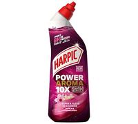 Harpic Gel WC Power Aroma Nettoyant WC Antibactérien Surpuissant Jasmin & Fleur de Cerisier 750ml - Nettoie et parfume