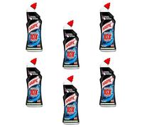 Harpic Gel WC Power Plus Nettoyage Efficace Sans Brosse - Explosion Marine - Lot de 6 x 750 ml