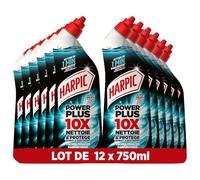 Harpic Gel WC Power Plus Taches Tenaces - Lot de 12