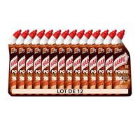 Harpic - Lot de 12 Gels WC Power Aroma - Nettoyant WC antibactérien brise tropicale & fleur d’oranger - 750 ml
