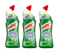 HARPIC Lot de 3 Gels WC Fosses Septiques Menthe - 750 ml