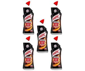 HARPIC Lot de 5 Gels WC Powerplus 10x Nettoyant Surpuissant - 750 ml