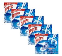 HARPIC Lot de 5 Packs 2 Blocs WC Eau Bleue Anti-tartre
