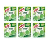Harpic Bloc WC - Nettoyant WC Écologique Galet Détartrant - Parfum Eucalyptus - lot de 2