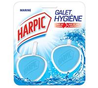 HARPIC Bloc Nettoyant WC Galet Hygiène Marine - Lot de 3 x 2 blocs