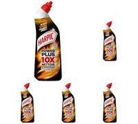 Harpic Power Plus Gel WC Désinfectant Original Nettoie et Protège 750ml (Lot de 5)