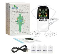 HARPIMER Electrostimulateur Masseur électrique, Masseur de Dos, Appareil Amincissant Patch Vibrant électro-Stimulation
