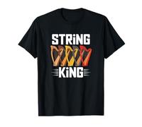 Harpiste Amoureux de la harpe Roi des cordes T-Shirt